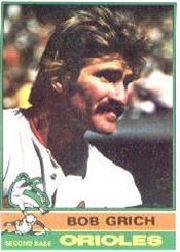 1976 Topps Baseball Cards      335     Bob Grich